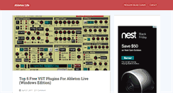 Desktop Screenshot of abletonlife.com